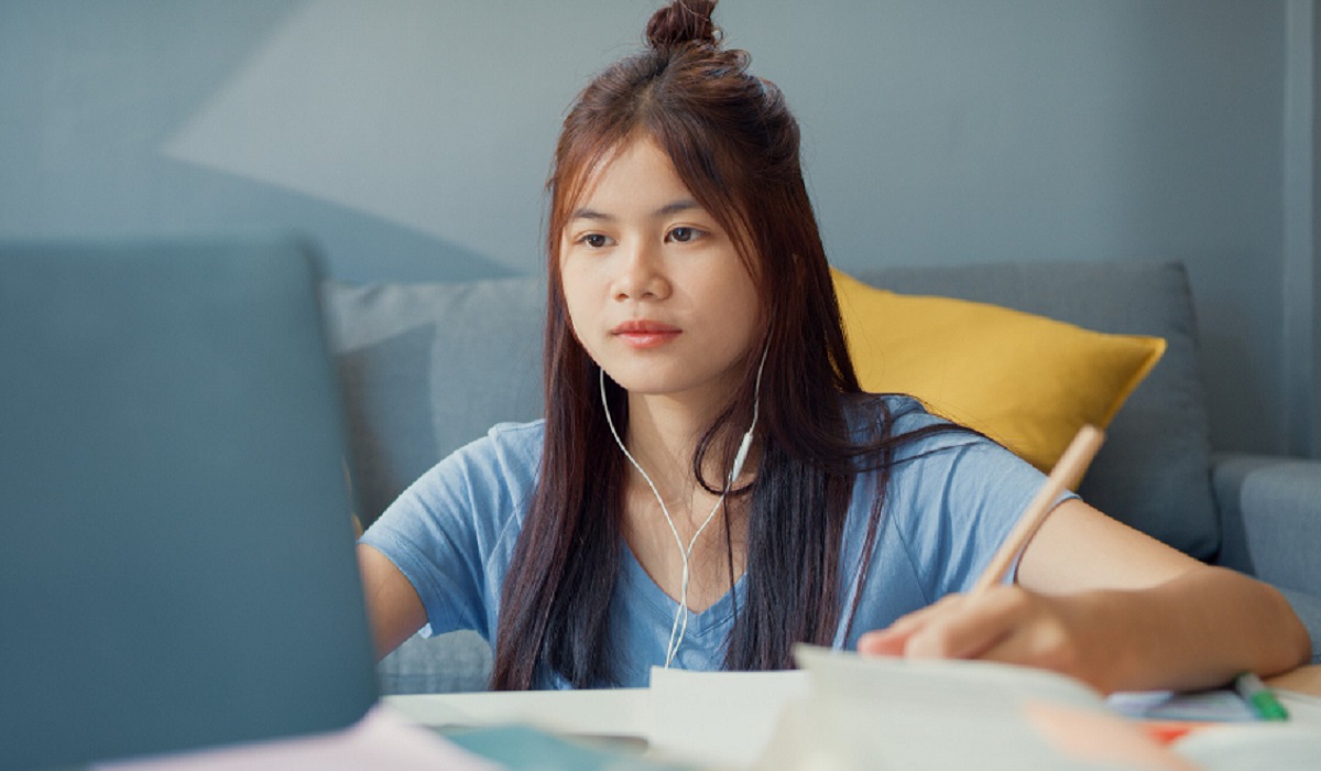 Ilustrasi aplikasi belajar bahasa Korea