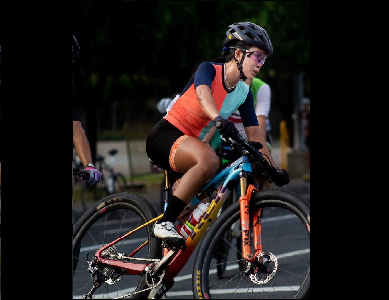 Atlet balap sepeda Filipina, Ariana Thea Patrice Dormitorio Evangelista.