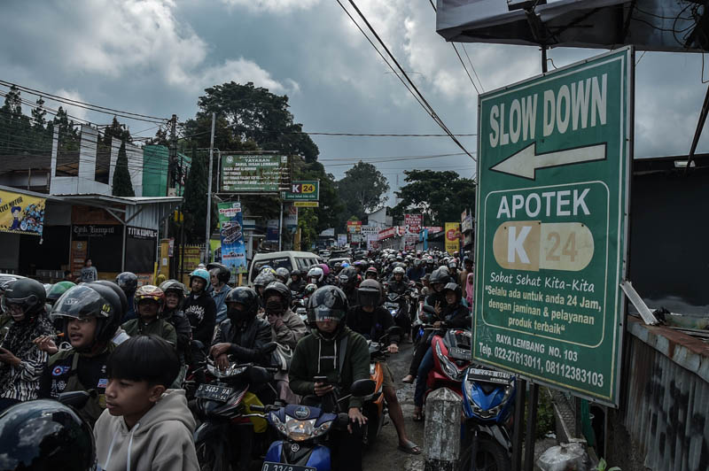 Atasi Kemacetan Pemkab Bandung Bangun Jembatan Khusus Kendaraan Roda Dua