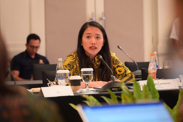 Anggota Komisi XI DPR Puteri Anetta Komarudin. 