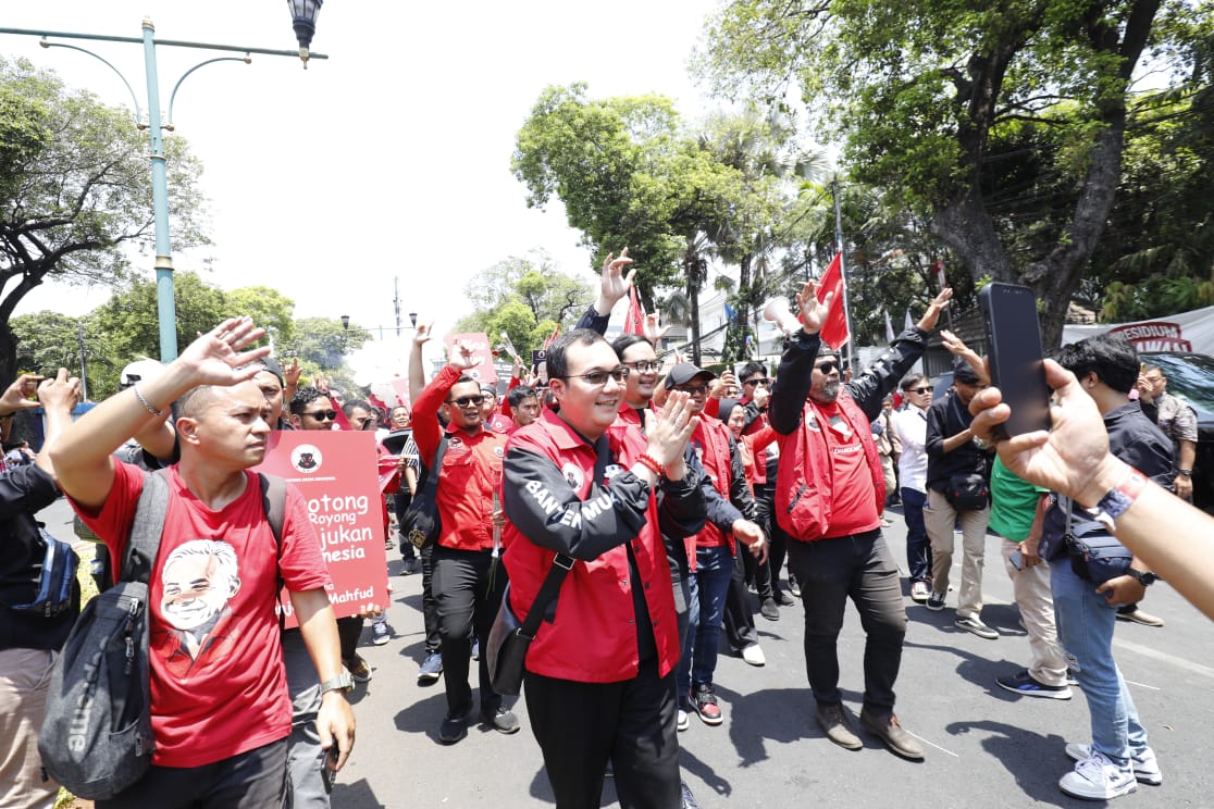 BMI saat mengawal pendaftaran Ganjar Pranowo-Mahfud MD