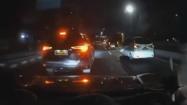 Mobil Toyota Fortuner berplat Polri viral di Jakut