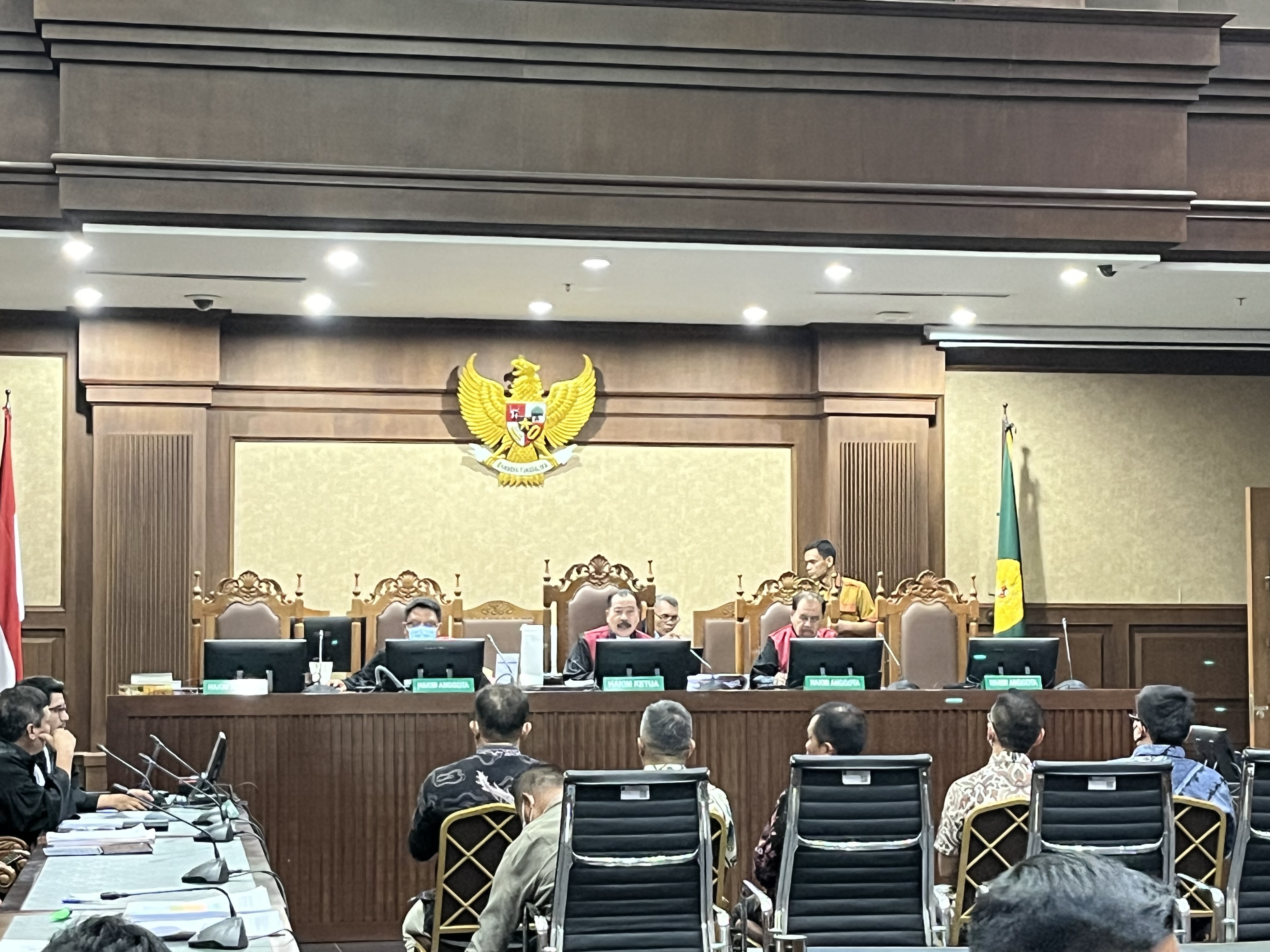 Sidang lanjutan kasus korupsi BTS 4G