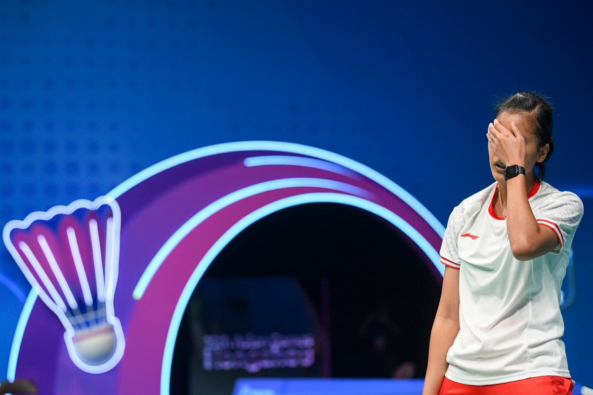 Pebulu tangkis tunggal putri Indonesia Putri Kusuma Wardani.