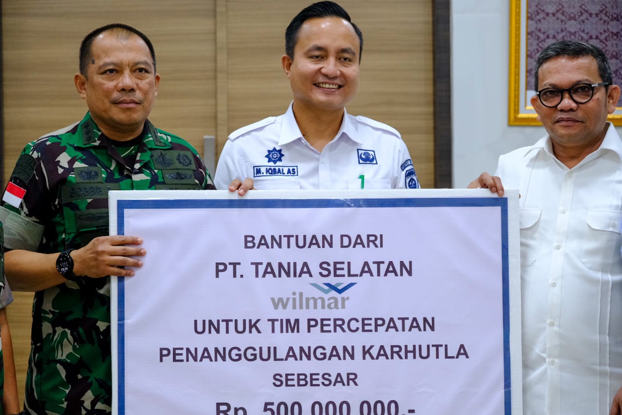 Dukungan Wilmar Group dalam rangka pengendalian karhutla di Sumsel. 