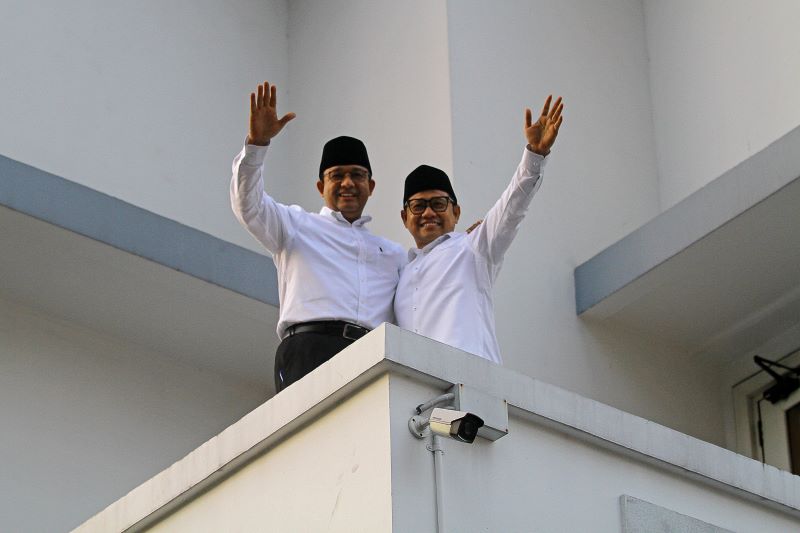 Bakal capres dan cawapres Anies Baswedan dan Muhaimin Iskandar