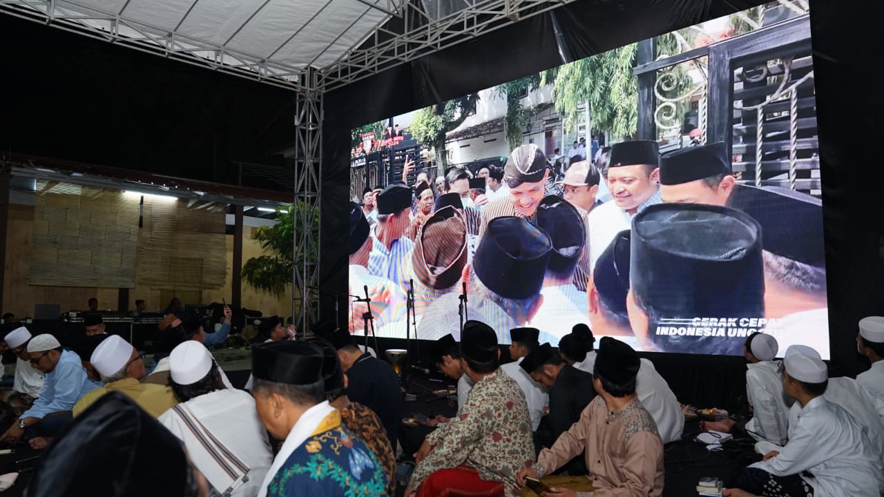 Ralawan Kawan Juang GP bersilahturahmi dan bersholawatdi Pondok Pesantran Assa’addah di Kecamatan Cipayung, Kota Depok, Jabar.