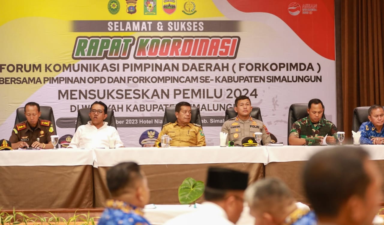 Rapat Forkopimda Kabupaten Simalungun
