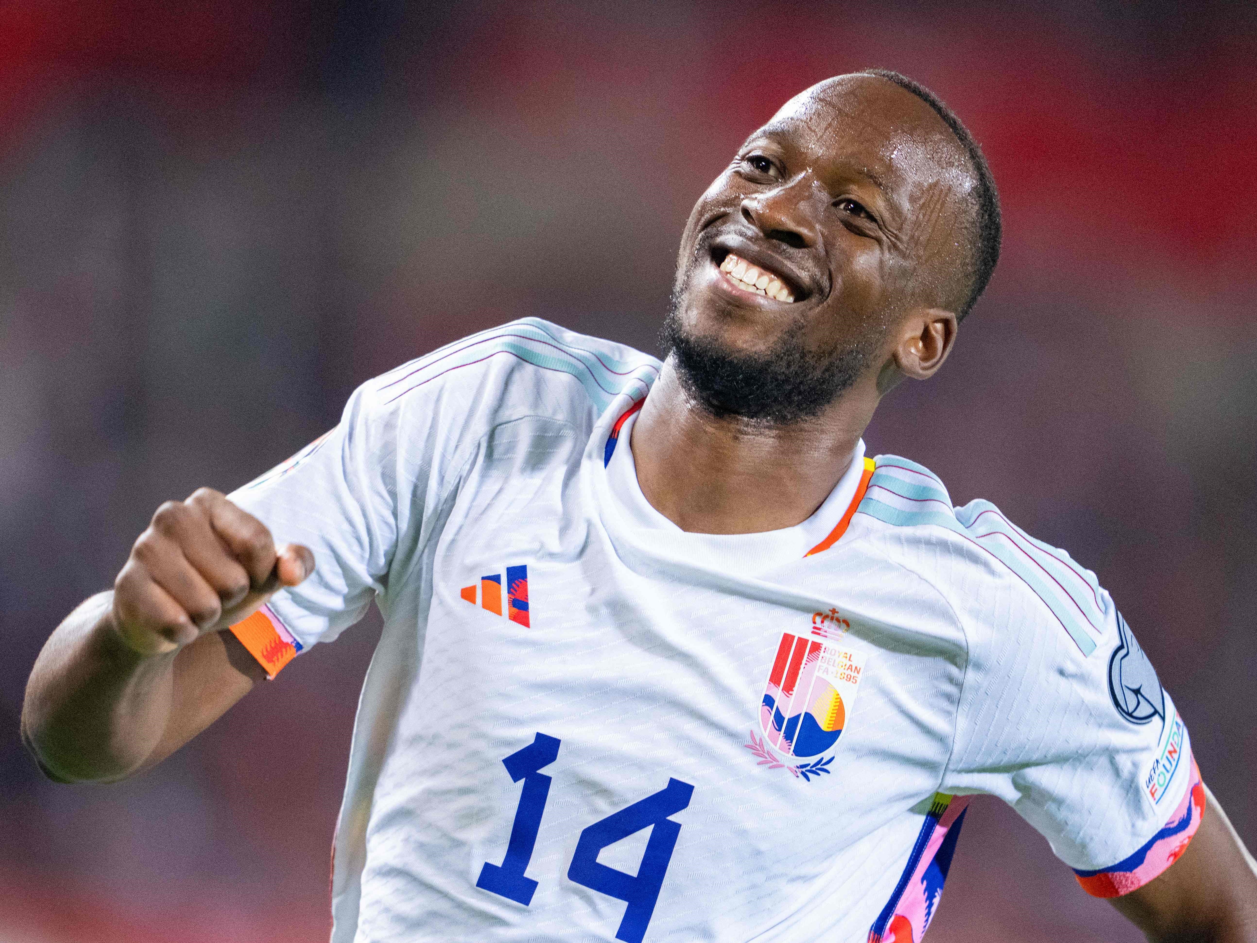 Gelandang Timnas Belgia Dodi Lukebakio.