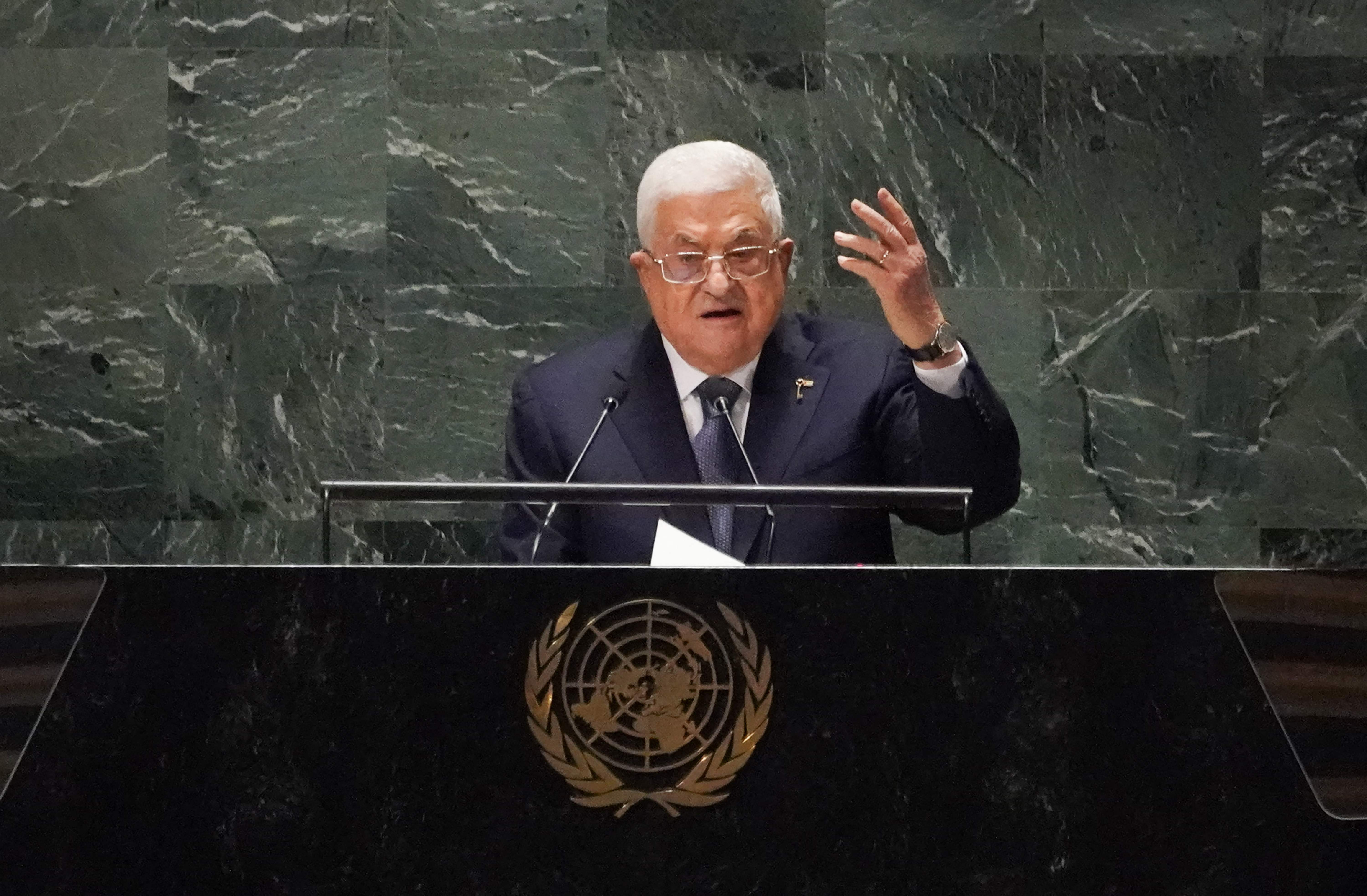 Presiden Palestina Mahmoud Abbas minta Israel hentikan aksi biadab di Jalur Gaza