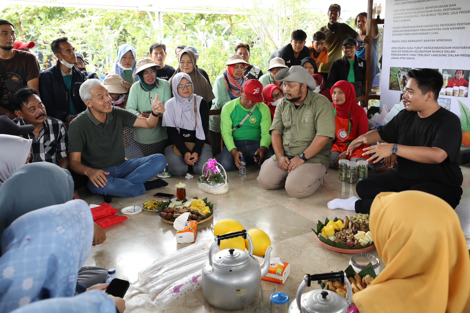 Ganjar Sebut Ketahanan Pangan bisa Dibangun dari Lingkup Keluarga, Begini Caranya