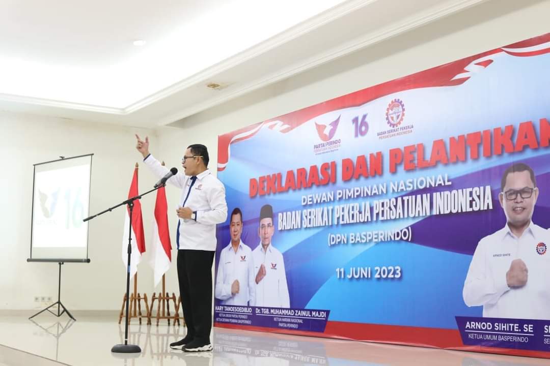 Ketua Umum Badan Pekerja Persatuan Indonesia (Basperindo) Arnod Sihite.