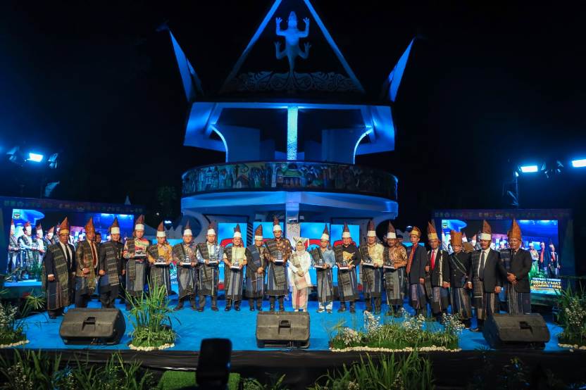 Acara Gala Dinner Football Tournament Friendly Match Komwil I APEKSI di Pematang Siantar, Sumut, Jumat (13/10).