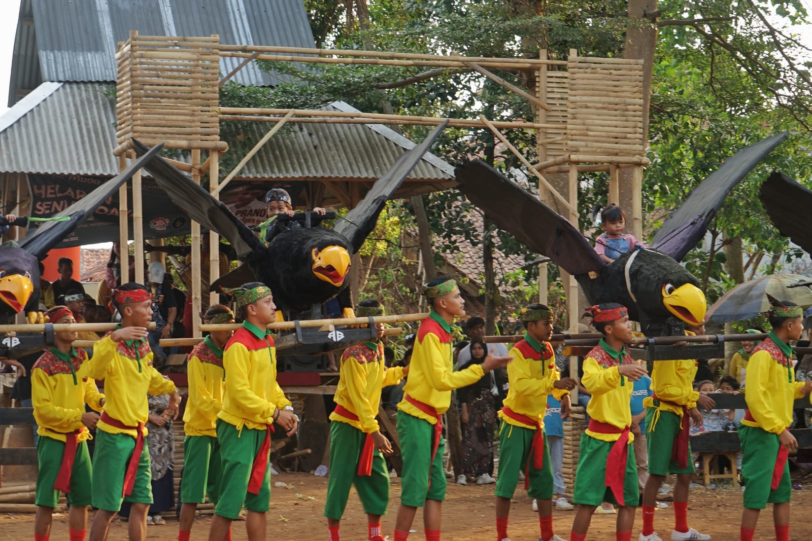 Pertunjukkan Reak Kuda Renggong di Kabupaten Bandung, Jawa Barat