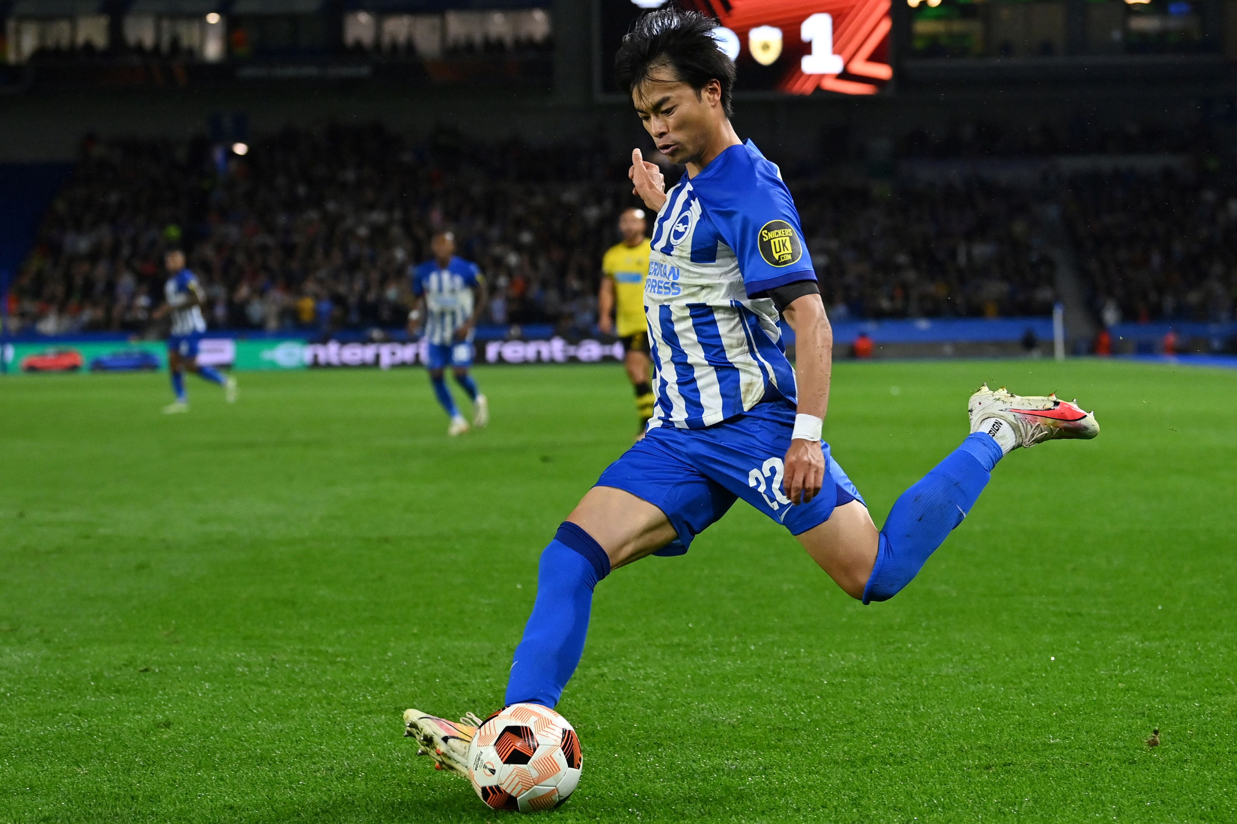 Gelandang Brighton and Hove Albion Kaoru Mitoma