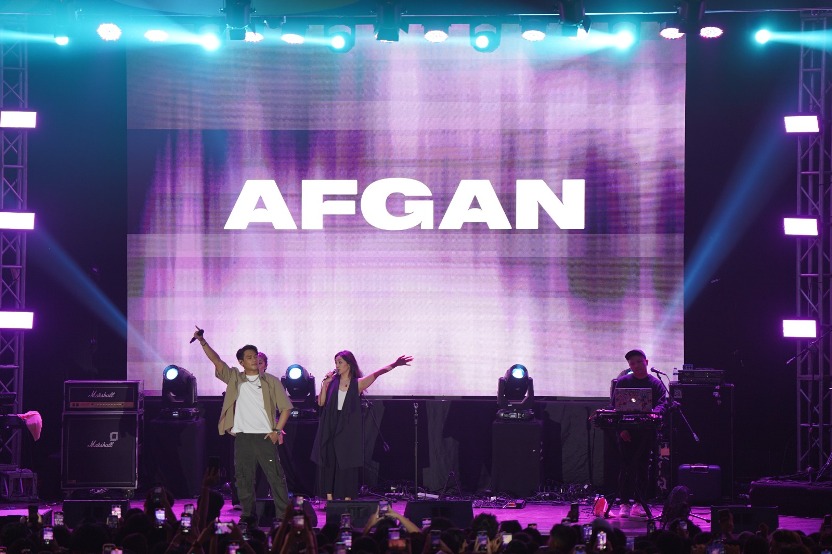 BYNAMIC Festival 2023 dan menghibur ribuan penonton yang hadir di Binus School Serpong, Tangerang Selatan, Sabtu (21/10).