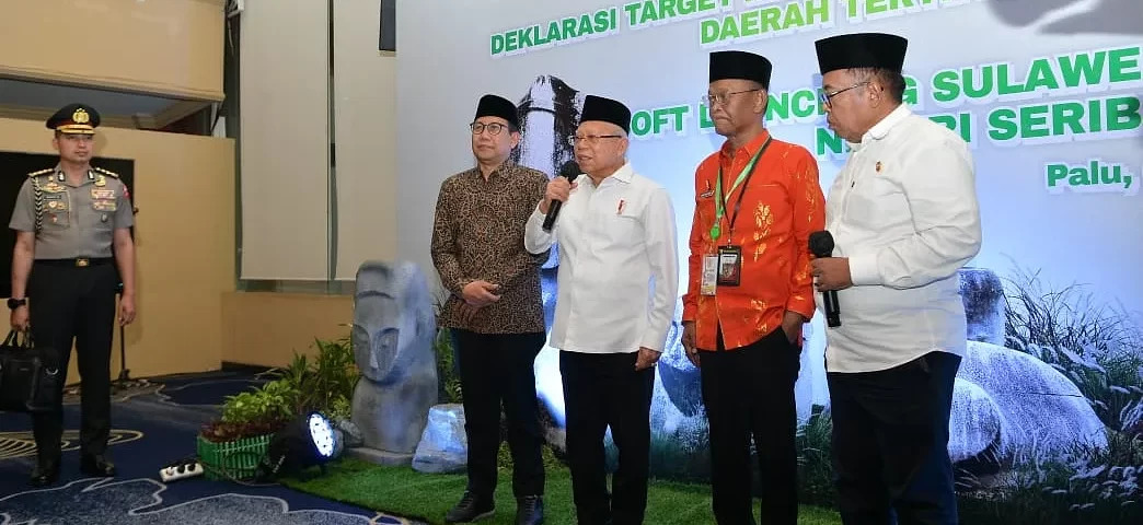 Wakil Presiden Ma'ruf Amin  Peresmian Pembukaan Rapat Koordinasi Nasional (Rakornas) Afirmasi Percepatan Pembangunan Daerah Tertinggal (PPDT