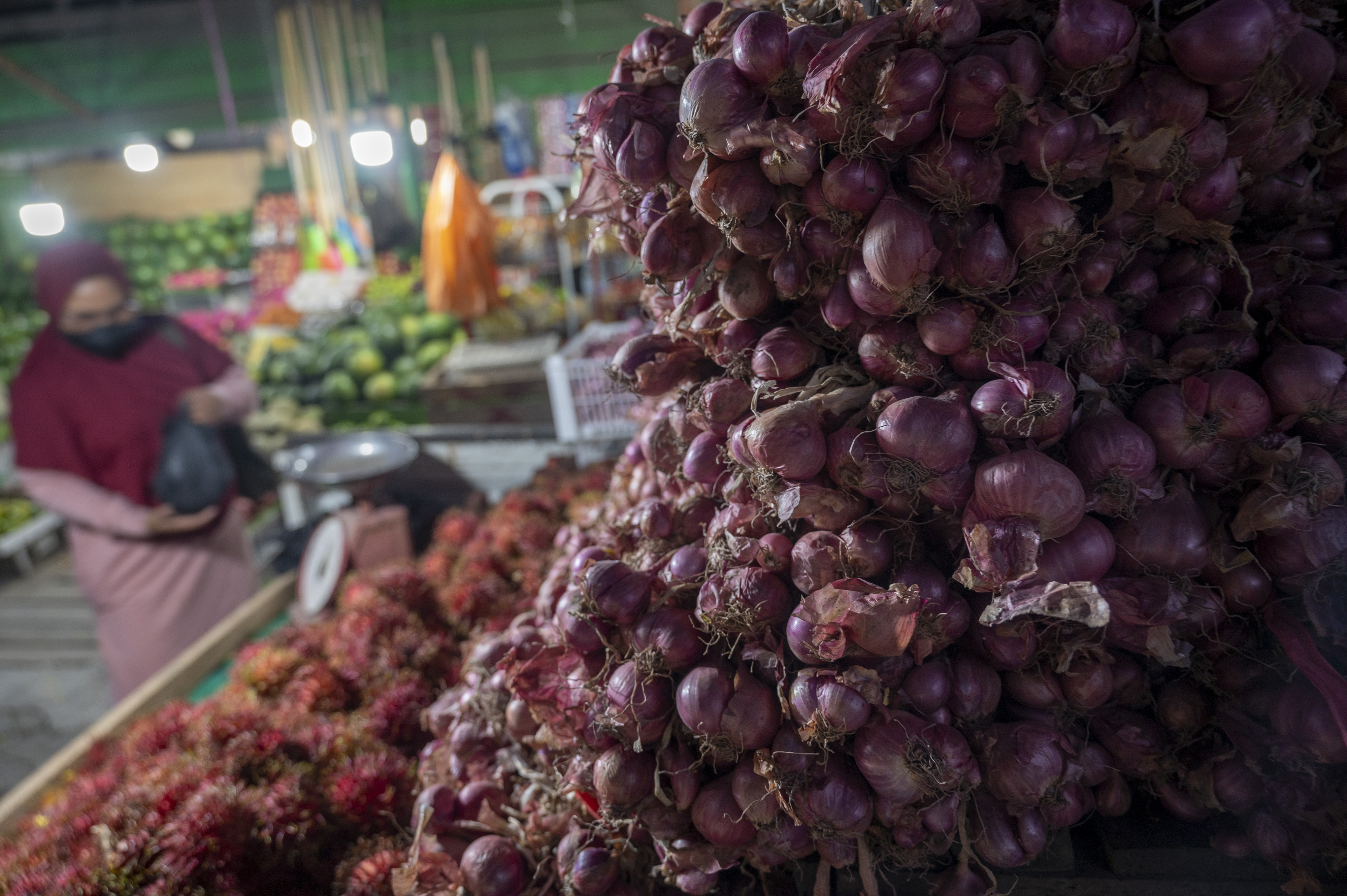 Bawang Merah di Pasar Palu