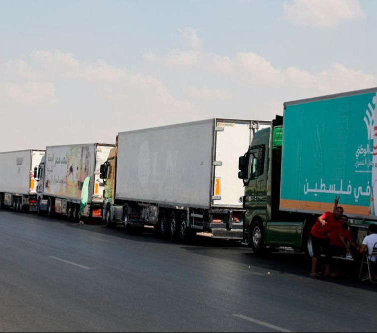 Jalur Bantuan untuk Gaza Dibuka dari Mesir, 20 Truk Bantuan Melintas