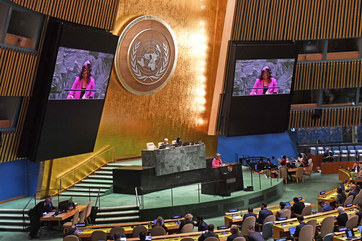 Situasi sidang darurat PBB terkait Palestina-Israel