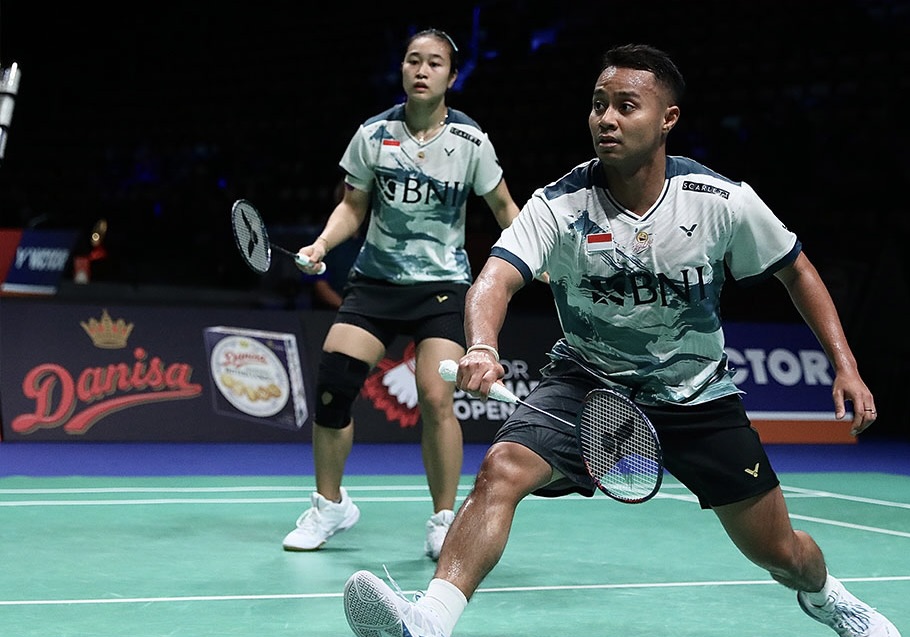 Pasangan ganda campuran Indonesia Rehan Naufal Kusharjanto/Lisa Ayu Kusumawati