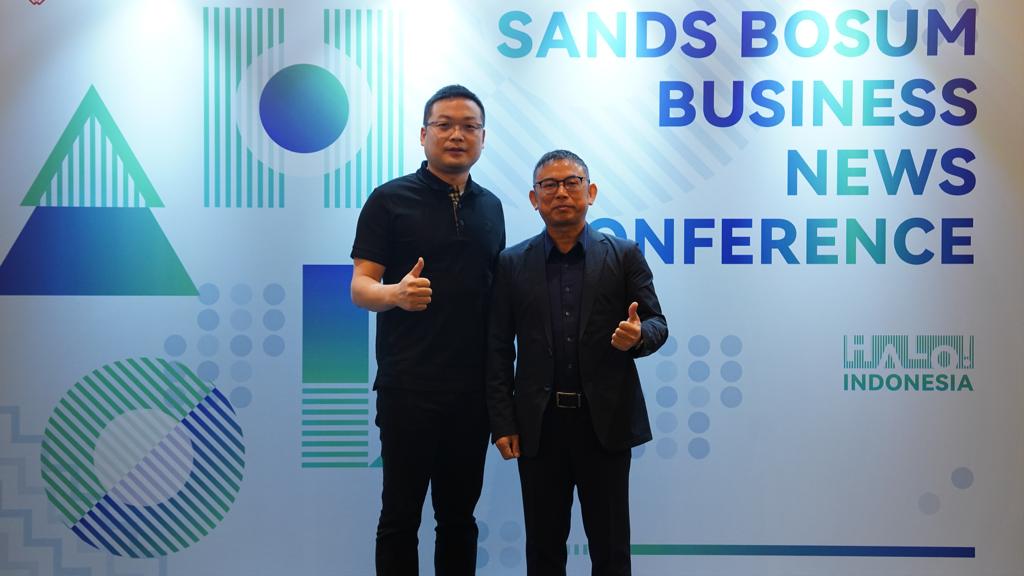 Sands Bosum Business menggelar konferensi pers di Jakarta, Kamis (5/10).
