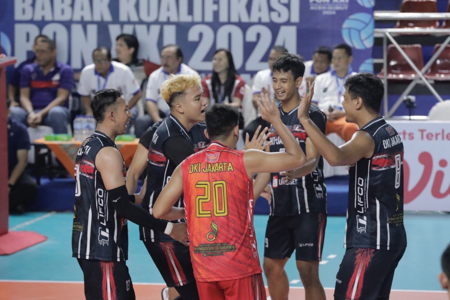 Tim voli putra DKI Jakarta.