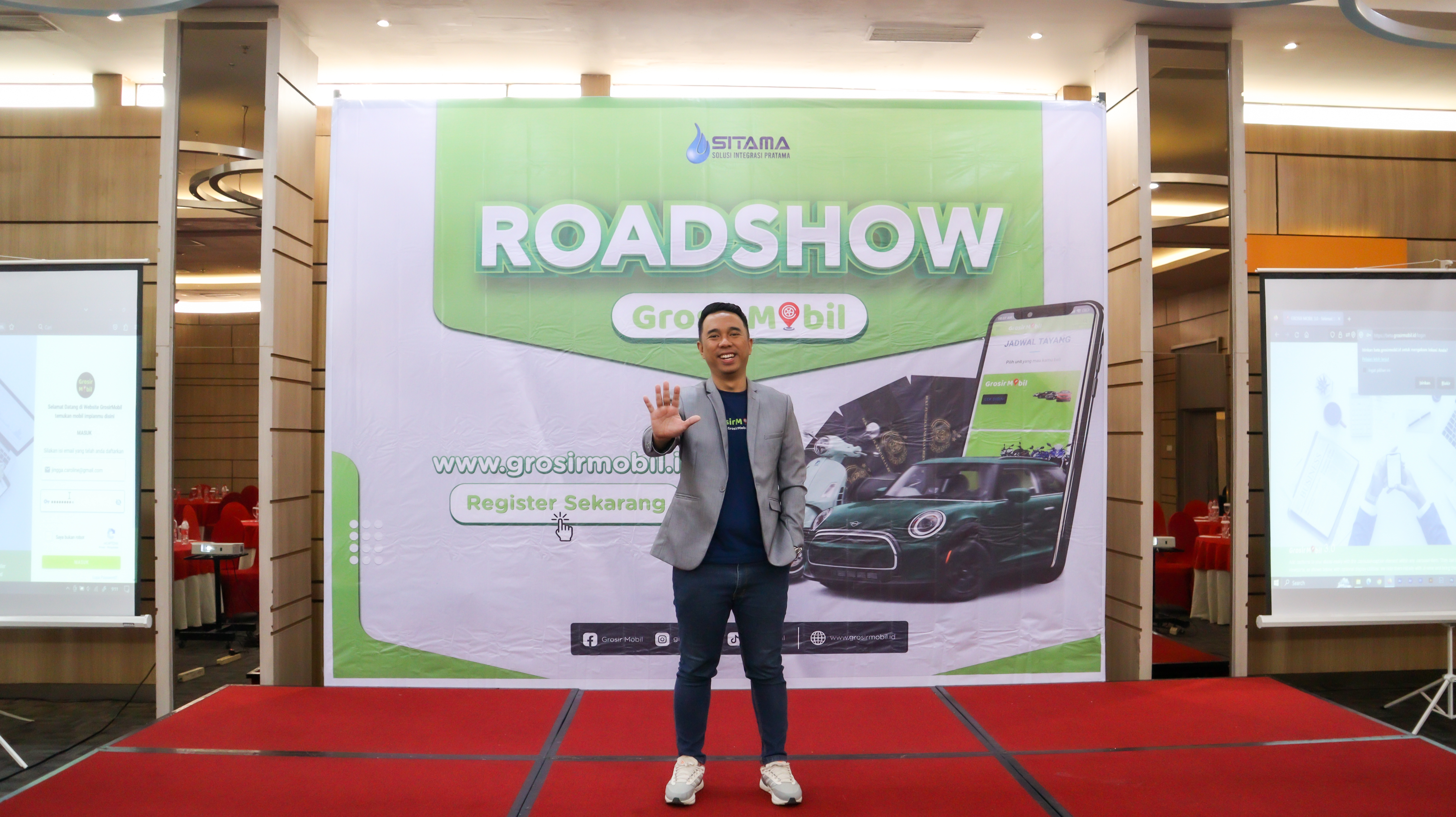 Roadshow sosialiasi teknologi terbari GrosirMobil.id