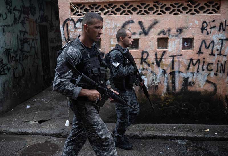 Ilustrasi - pengamanan di Rio de Janeiro
