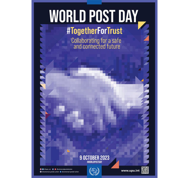 Setiap tanggal 9 Oktober dirayakan sebagai Hari Pos Sedunia. 