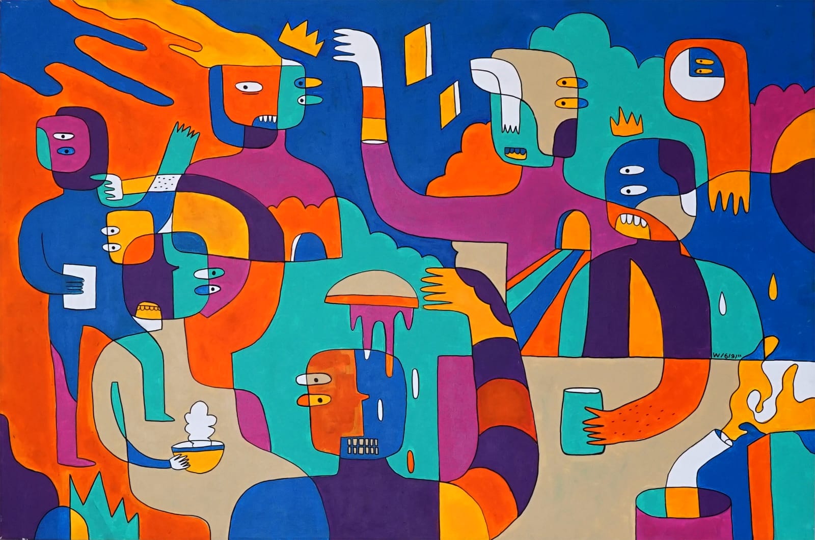 Lukisan karya dari pionir seniman digital NFT Tanah Air Arief Witjaksana akan tampil di ajang Digital Art Week Asia 2023 Jepang