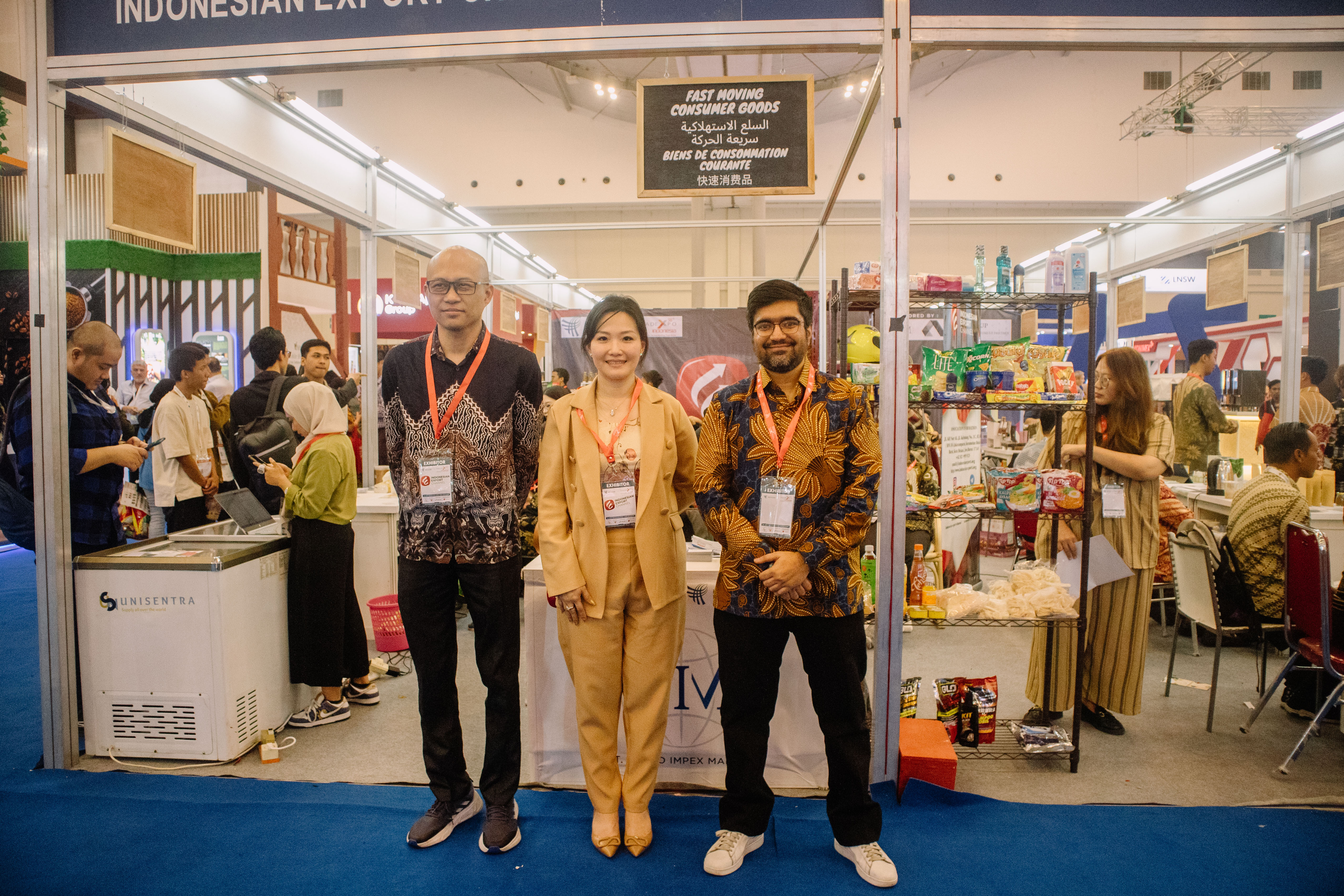 Booth salah satu pelaku ekspor yang tergabung dalam IEC di Trade Expo Indonesia