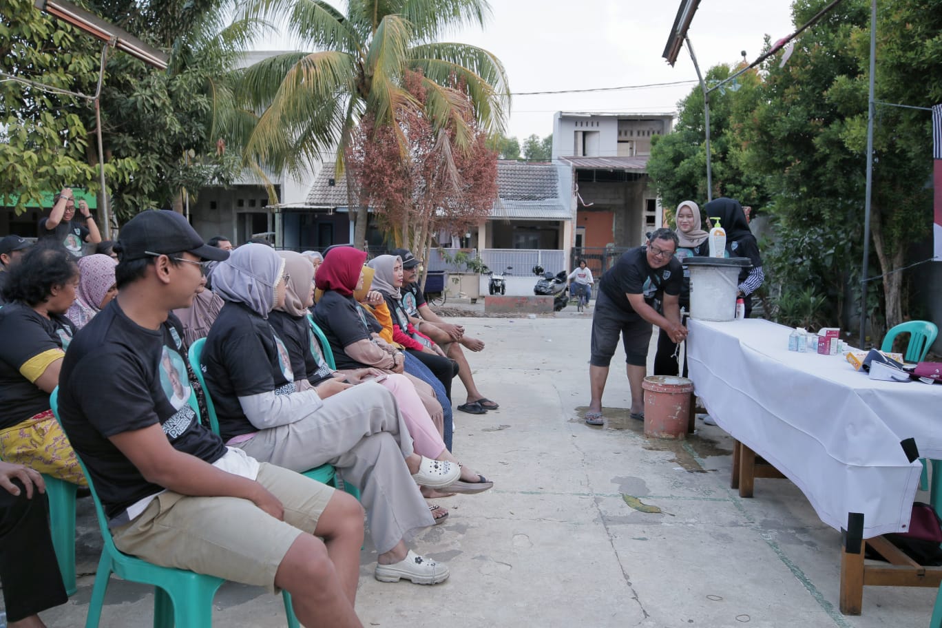 Edukasi cuci tangan dengan sabun
