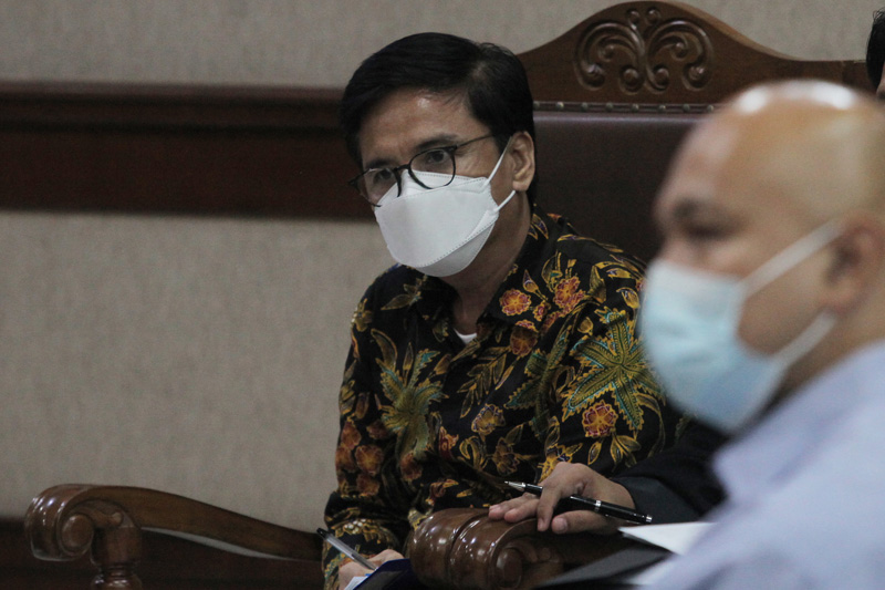 Yoory Corneles Pinontoan kembali menjalani persidangan di Pengadilan Tipikor terkait pembelian tanah di Ujung Menteng, Cakung, Jakarta Timur