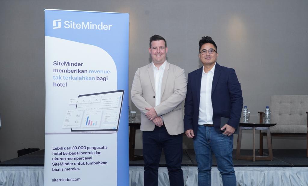 Regional Vice President SiteMinder untuk Asia Pasifik, Bradley Haines (kiri).