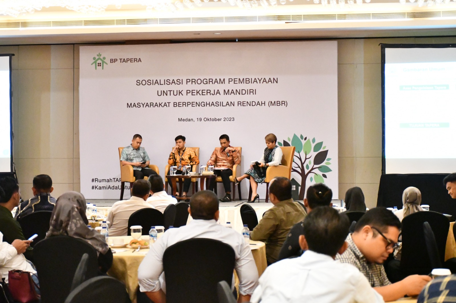 Tapera gandeng BTN dan Asosiasi Pengembang sosialisasi program pembiayaan bagi pekerja mandiri.