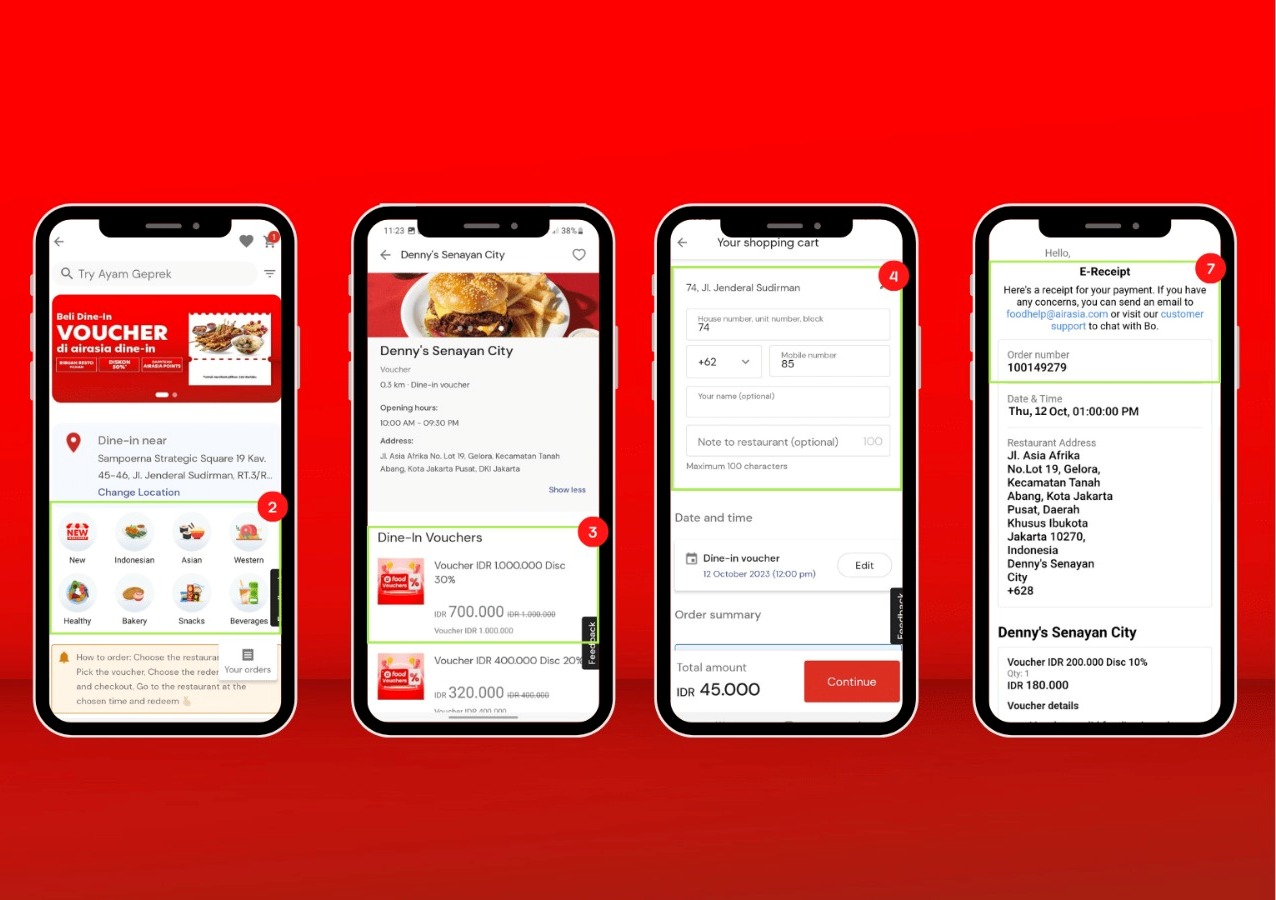 Pengguna aplikasi airasia Superapp akan mendapat pra-pembelian voucher restoran favorit untuk menikmati pengalaman dine-in diskon 50%.