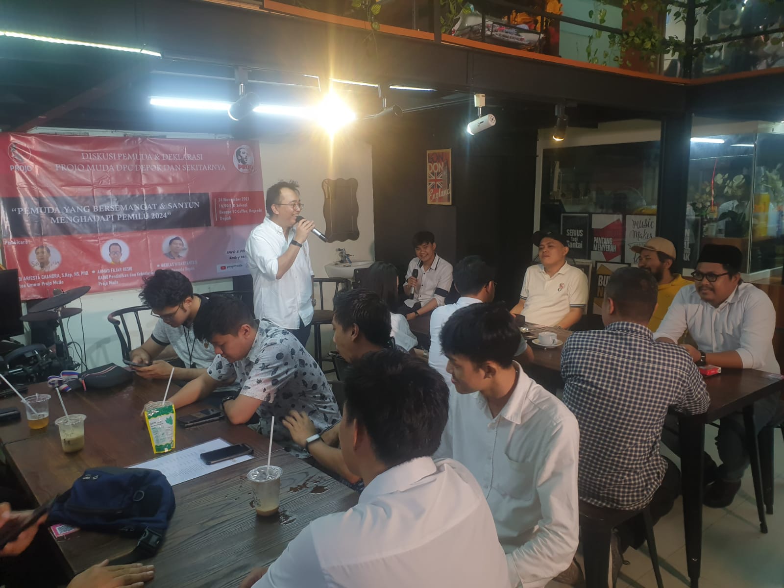 Projo Muda Kota Depok Minta Pemuda Berperan Aktif dalam Pemilu 2024