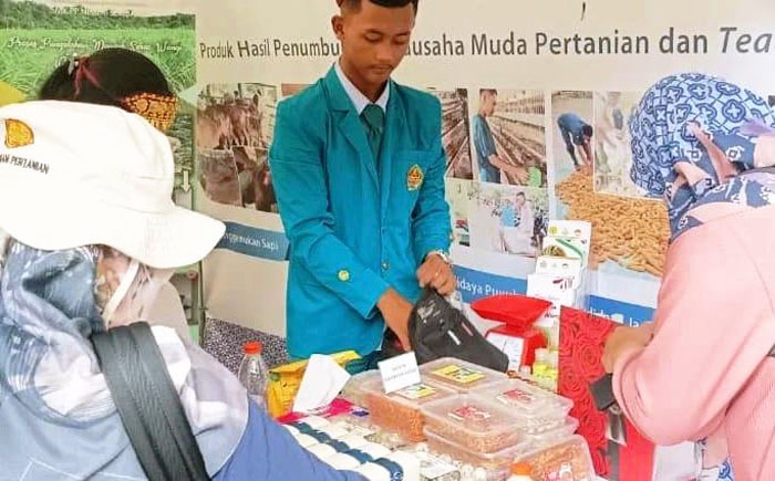 Ajang pameran Milenial Indonesia Agropreneurs (MIA) 2023 di Polbangtan Bogor, Jawa Barat.
