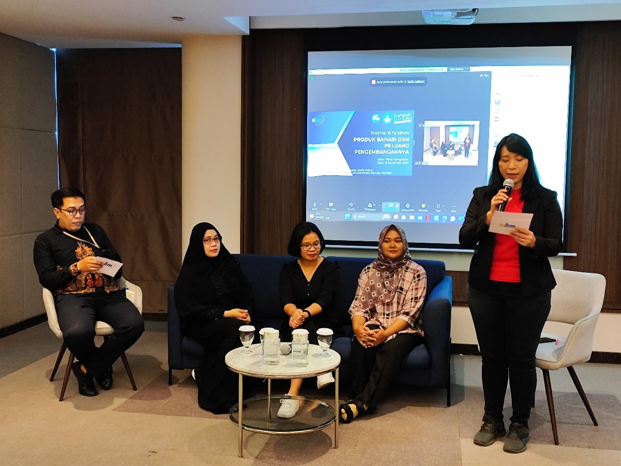 Webinar dan talkshow yang digelar UBM dalam rangkaian Program Pembinaan UMKM Berbasis Kemitraan. 