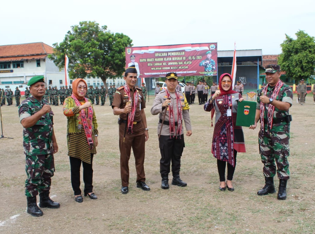 Desa Carikan, Klaten menjadi sasaran pembangunan fisik dan nonfisik kegiatan KBMKB XX.