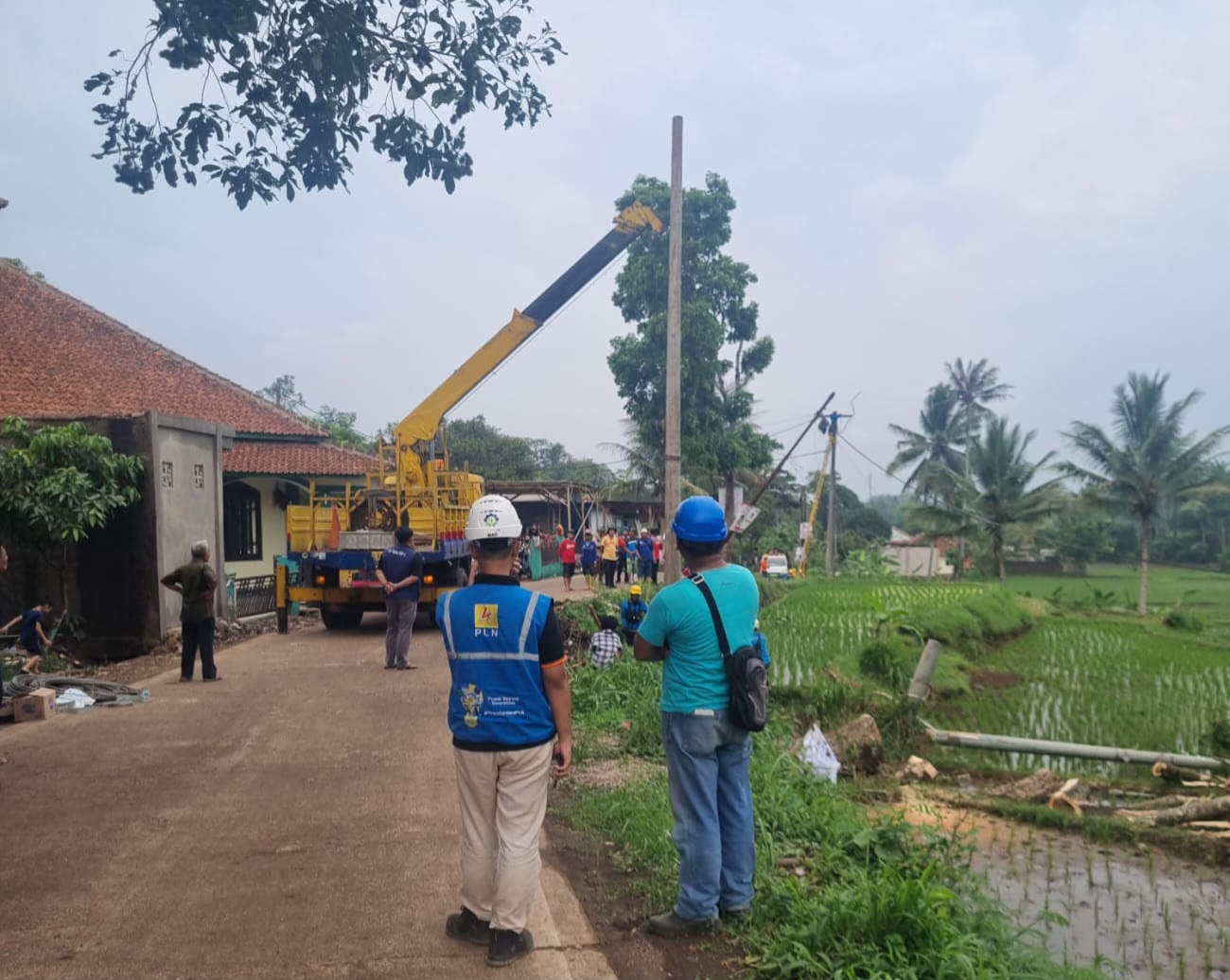 1.228 Gardu PLN UP3 Cianjur Terdampak Cuaca Ekstrem