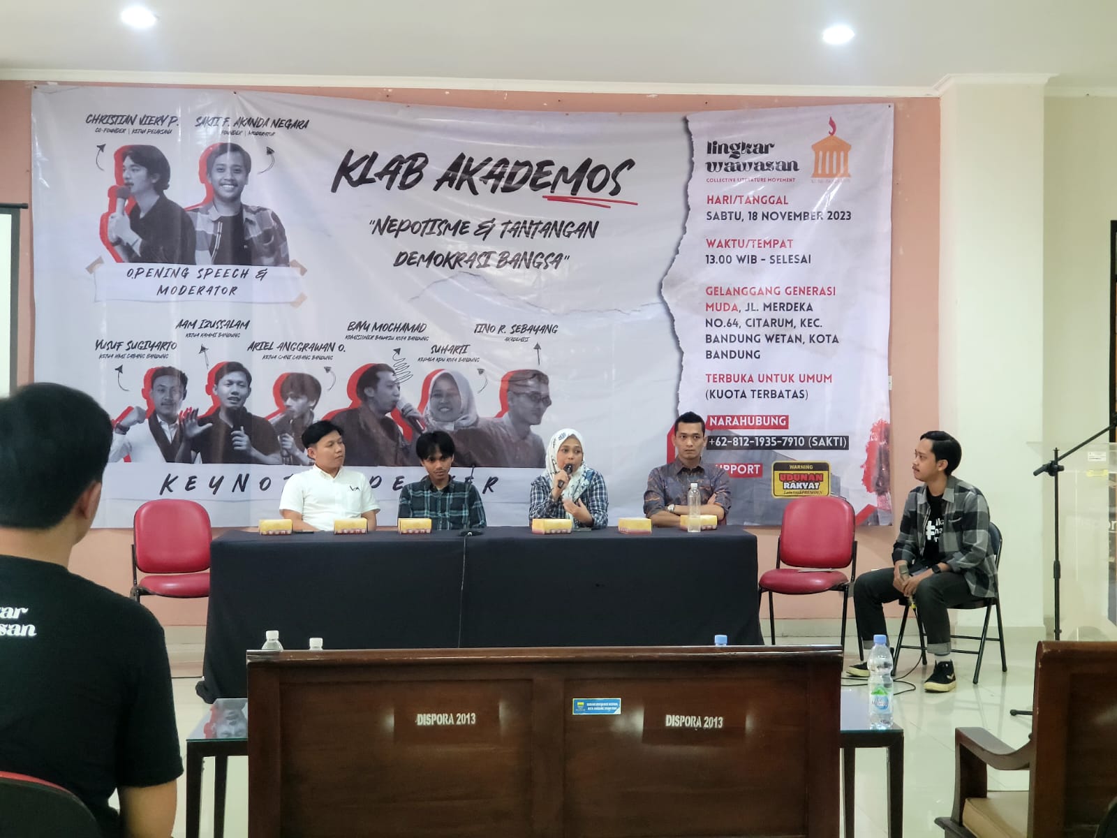Diskusi Klab Akademos dengan tema 