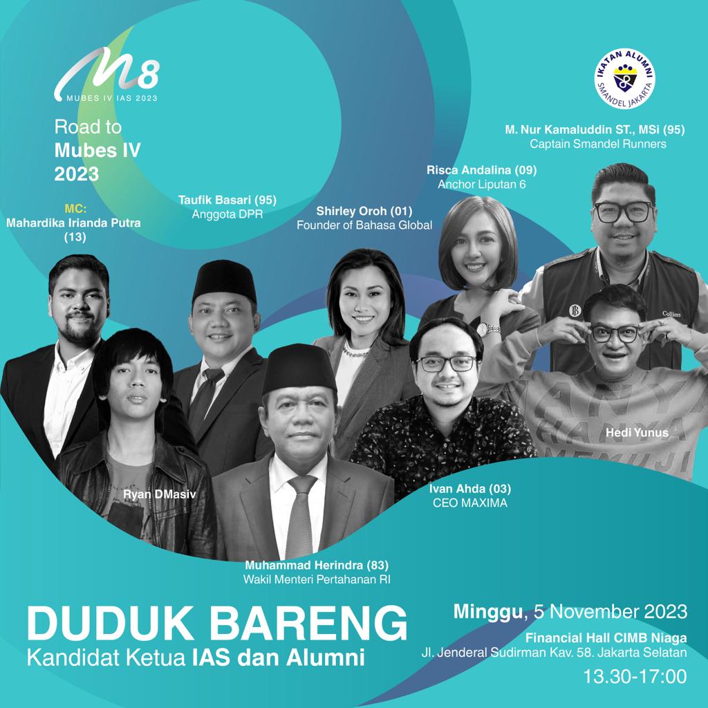 Acara “Duduk Bareng Kandidat Ketua umum Ikatan Alumni SMAN 8 Jakarta (Smandel).