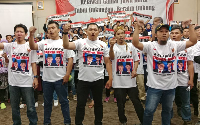 Relawan deklarasi dukungan