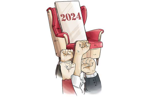Ilustrasi kontestasi Pilpres 2024
