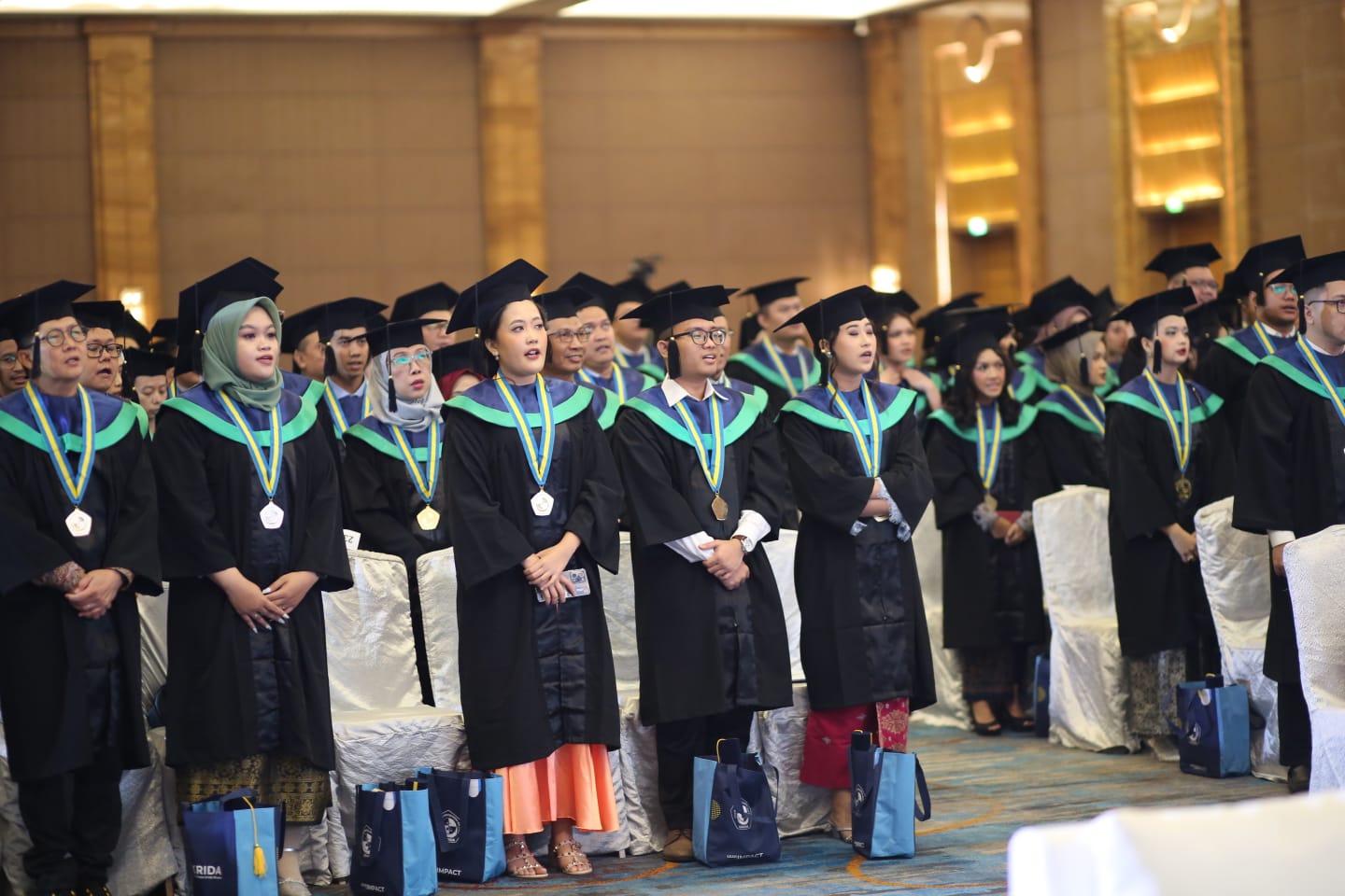 Wisuda Ukrida di Jakarta, Sabtu (25/11).