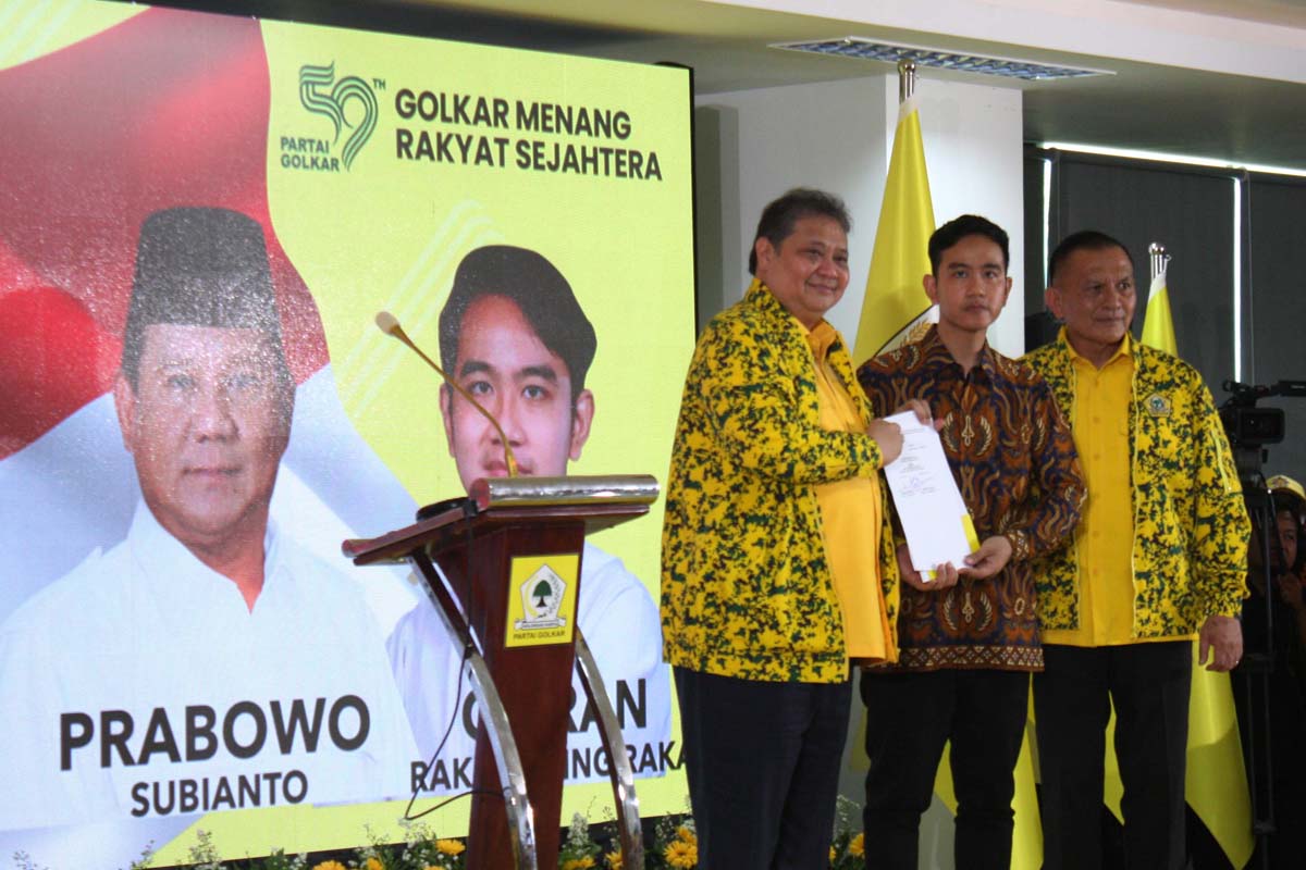 Gibran Belum Berstatus Kader Golkar