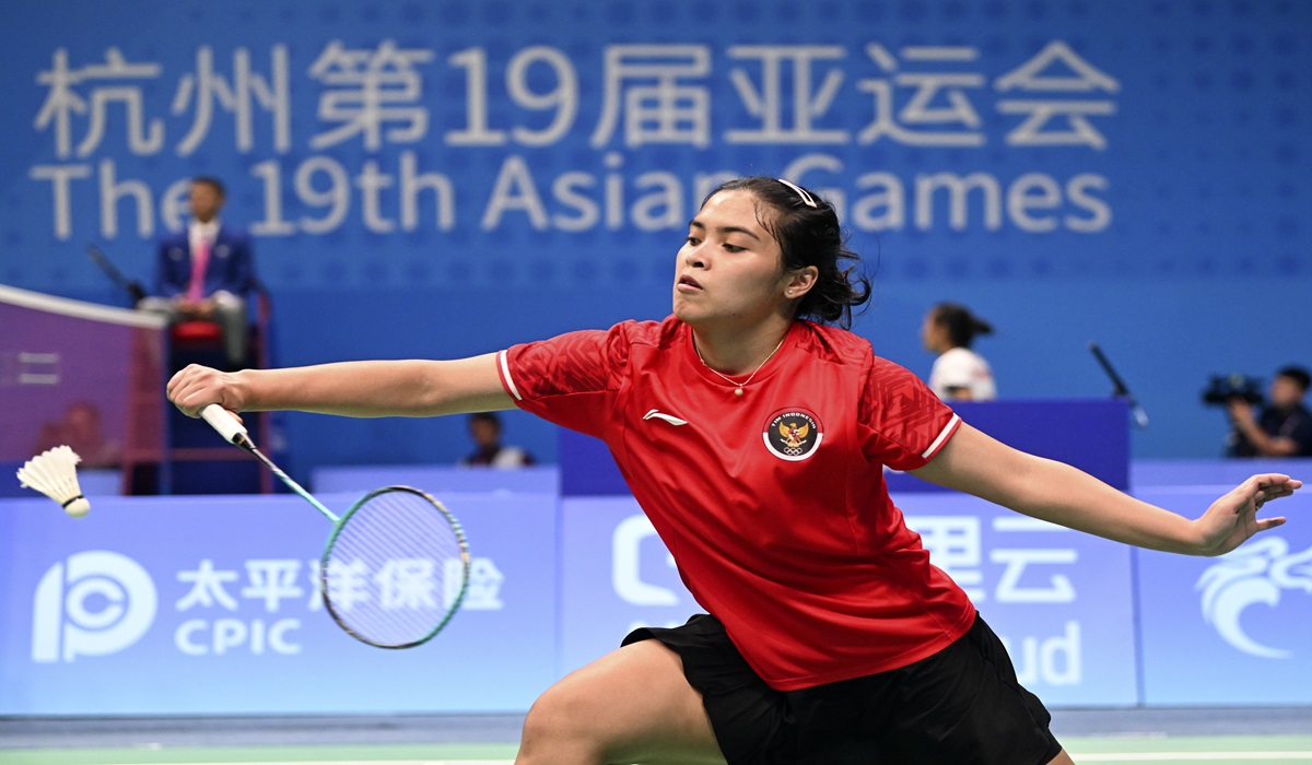 Tunggal putri Indonesia Gregoria Mariska Tunjung