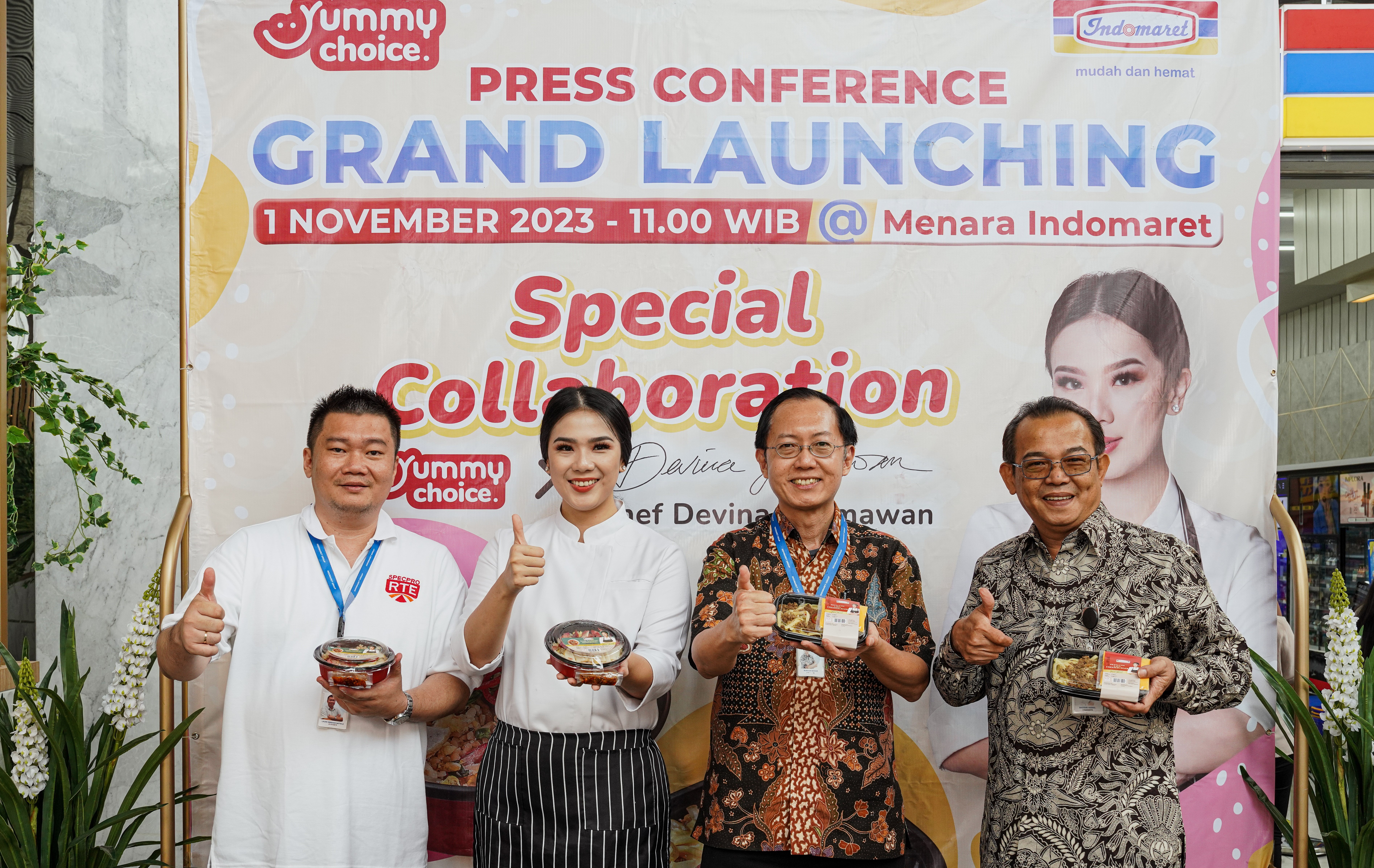 Kerja sama Yummy Choices dengan Chef Devina Hermawan